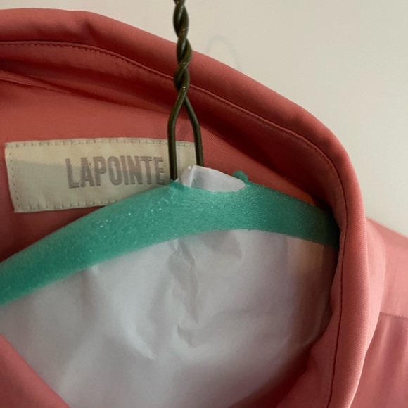 Lapointe Feather-trimmed Satin Midi Shirt Dress - Picture 11 of 12